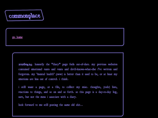 cont/commonplace screenshot