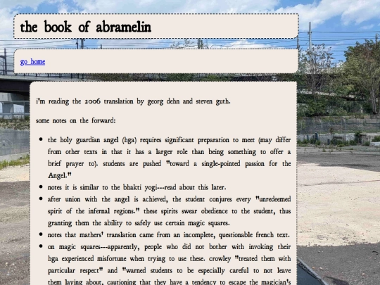 witchcraft/abramelin screenshot