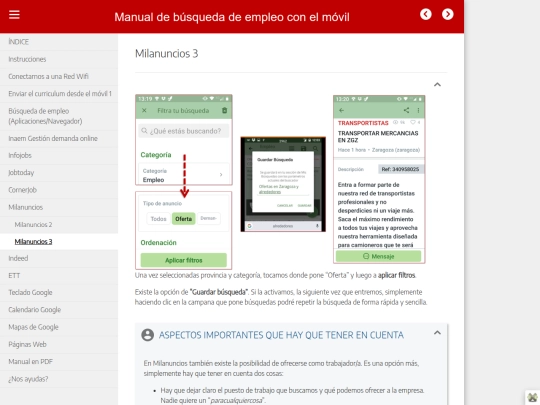 Manual de busqueda de empleo con el movil/milanuncios_3 screenshot