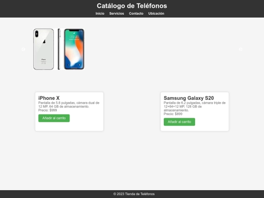 catalogo screenshot