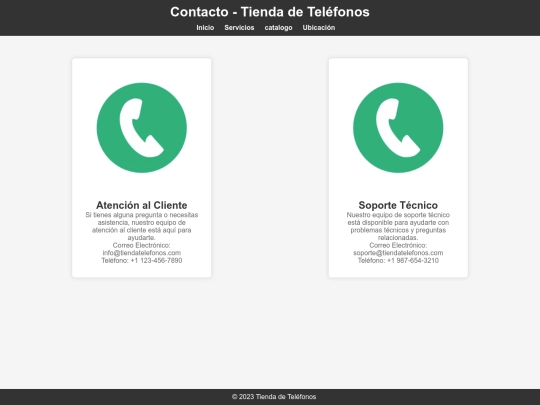 contactos screenshot