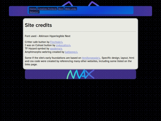 credits screenshot