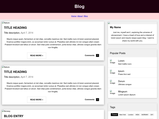 blog screenshot