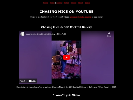 videos screenshot