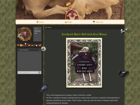 blog/crocheted-spirit-doll-with-real-bones screenshot