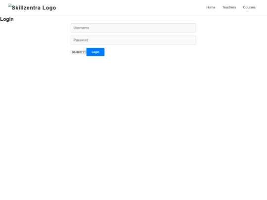 login screenshot