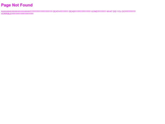 not_found screenshot