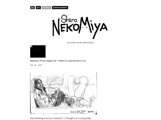 ShiroNekoMiya/homepage screenshot