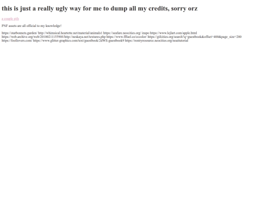 credits screenshot