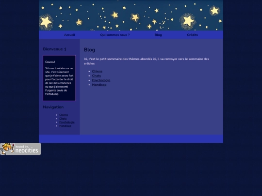 blog screenshot