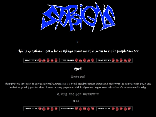 faq screenshot
