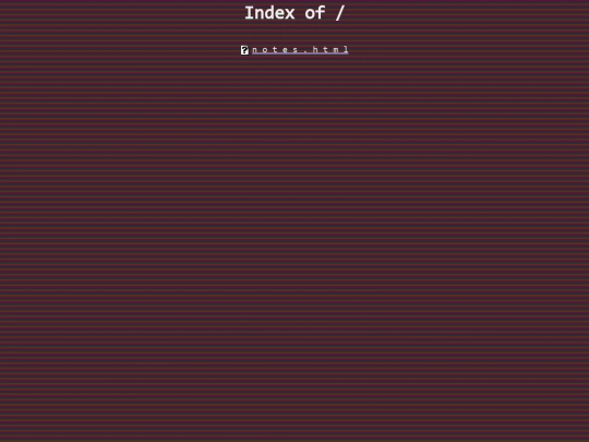 index screenshot