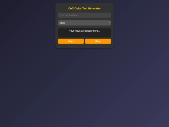 COCtextcode screenshot
