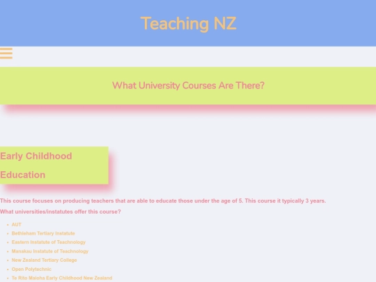 universities screenshot