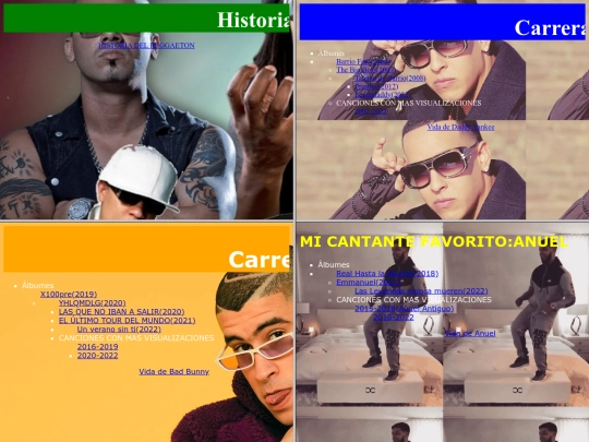 reggaeton/ejerciciofinal screenshot