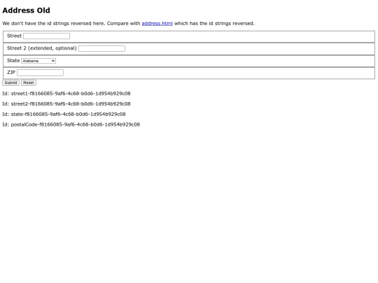 address-old screenshot