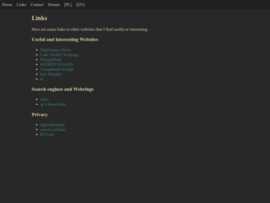 en/links screenshot