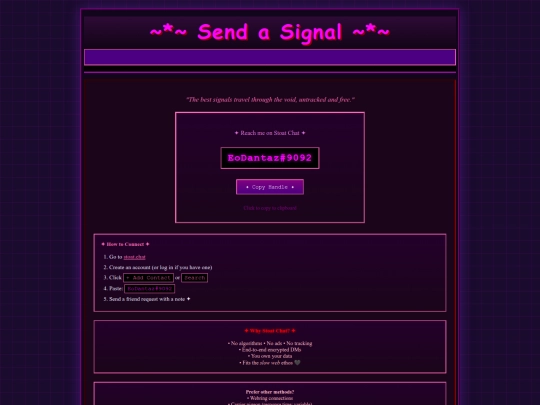 contact screenshot