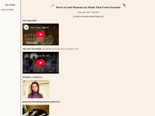 lists screenshot