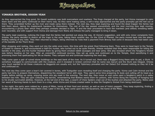 campaigns/Kingmaker/Writeups/Session05 screenshot