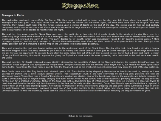 campaigns/Kingmaker/Writeups/Session09 screenshot