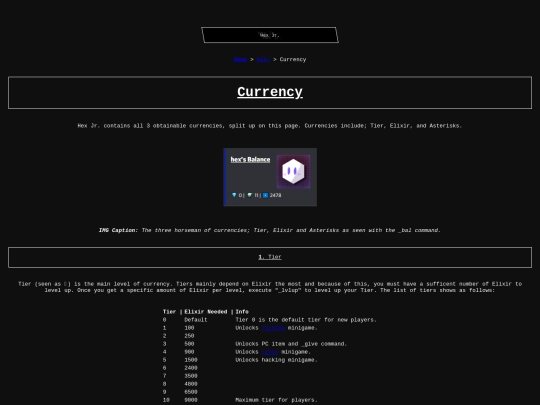 currencies screenshot
