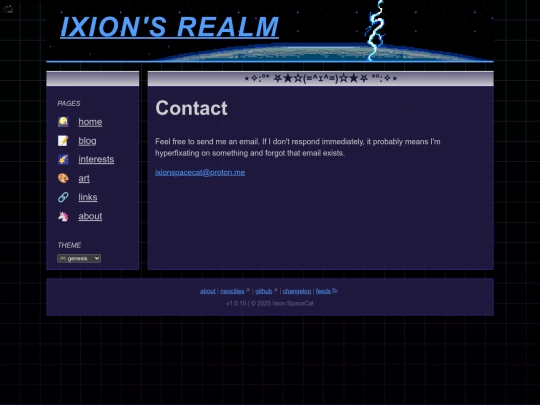 contact screenshot