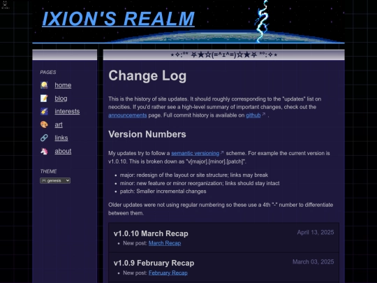 updates screenshot