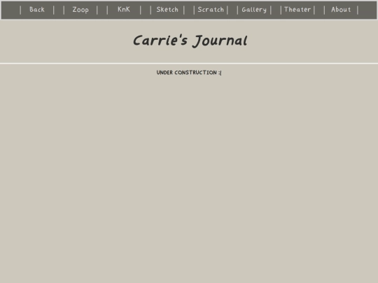 Homey/Carries_Journal screenshot