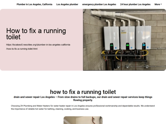 plumber-in-los-angeles-california/how-to-fix-a-running-toilet screenshot