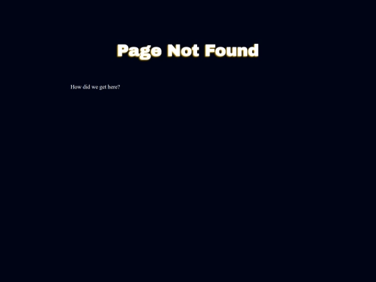 not_found screenshot
