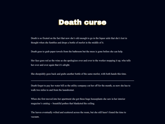 writing/deathcurse screenshot