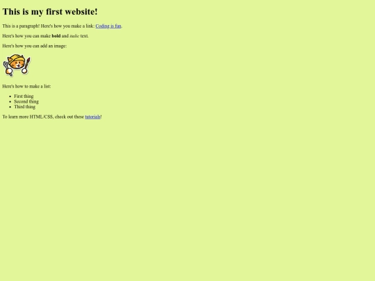 index screenshot