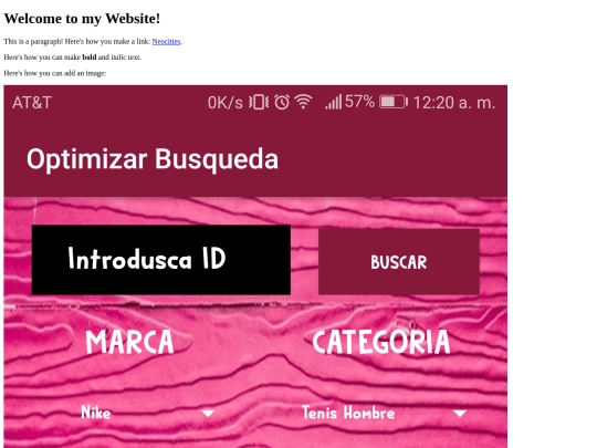 index screenshot