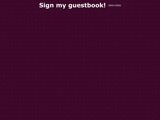 guestbook screenshot