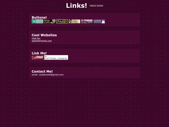 links screenshot