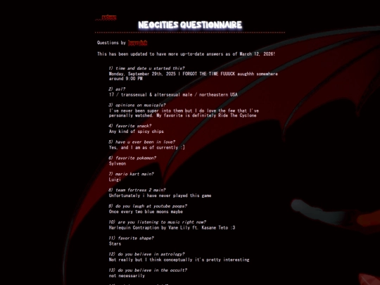 articles/questionnaire screenshot