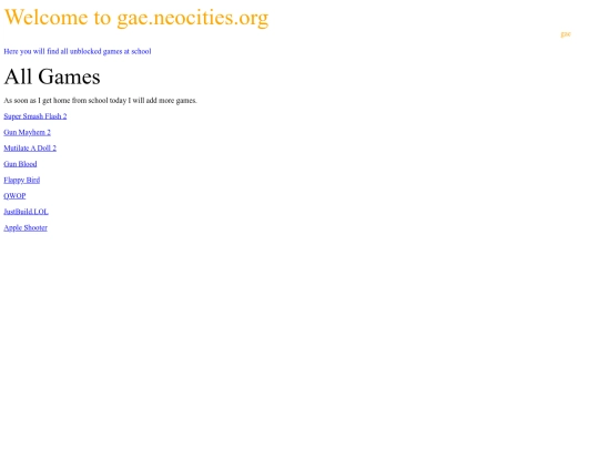 index screenshot