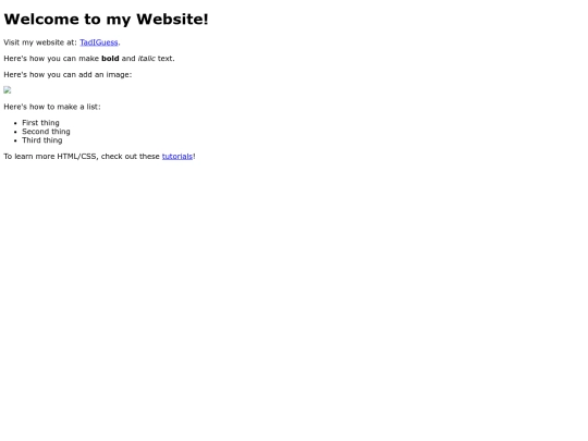 index screenshot