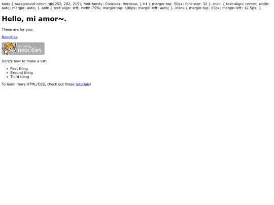 index screenshot