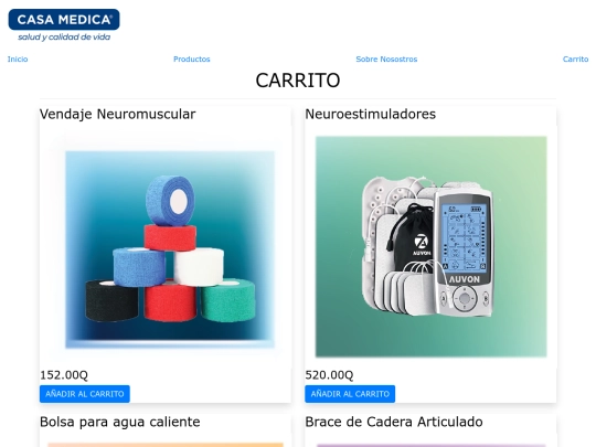 Carrito screenshot