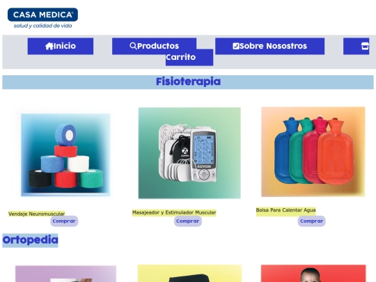 Productos screenshot