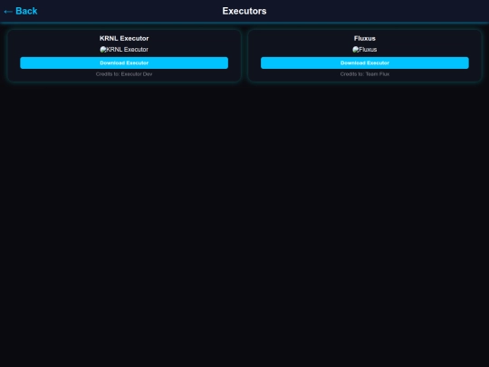 executors screenshot