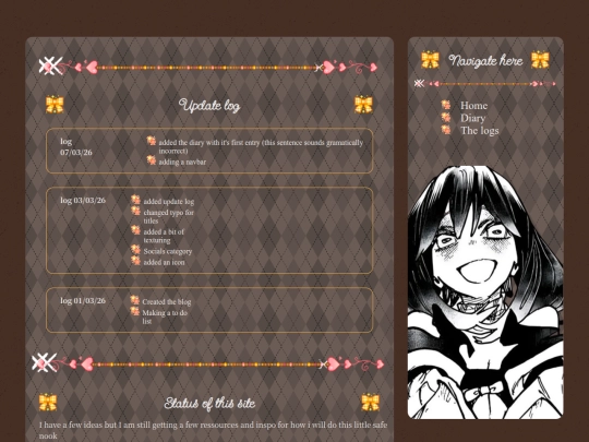 pages/the_logs screenshot