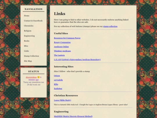 pages/links screenshot