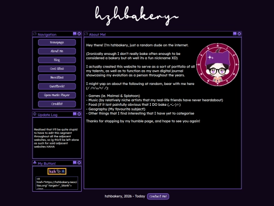 aboutme screenshot