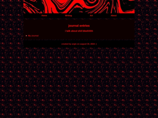 journaling screenshot