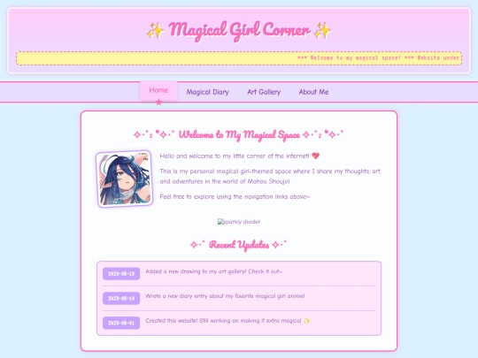 Learning screenshot