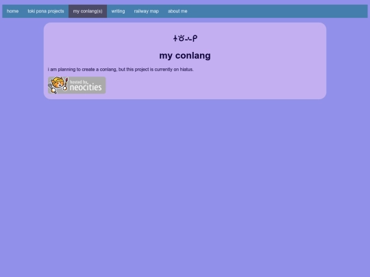 conlang screenshot