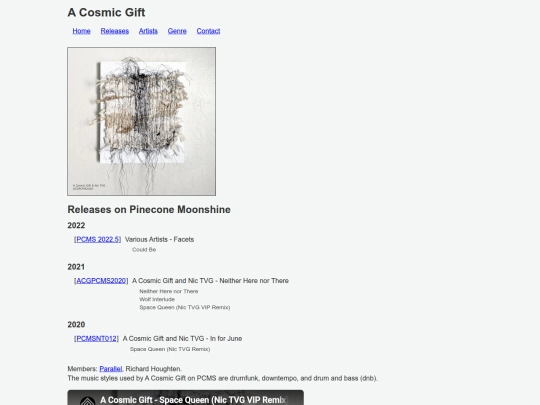 artists/a cosmic gift screenshot